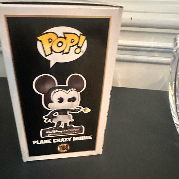 New Funko Disney Archives Plane Crazy Minnie Black and White Figure - Picture 5 of 5
